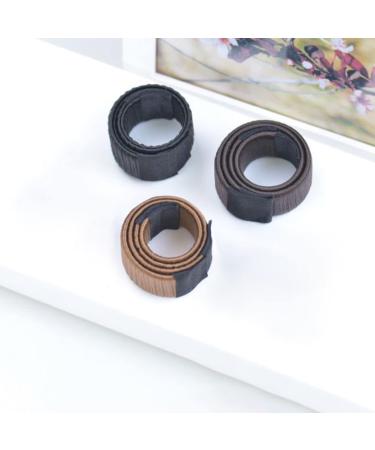 Miniy 3Pcs Donut Hair Bun Maker Set | DIY Hair Bun Accessories & Tools | French Twist Hair Clips in Black Dark Brown & Brown - Buy Online on GoSupps.com
