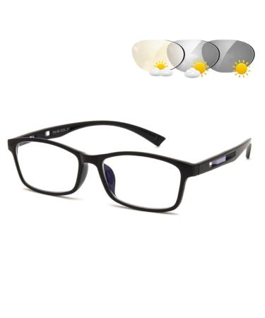 CAOXN TR90 Ultra -light reading glasses anti -blue light fatigue filter or photochrome lens Presbyopia UV400 sunglasses photochromic +3.00 +3.00 Photochromic