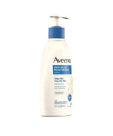 Aveeno Skin Relief Moisturizing Lotion with Coconut Scent & Triple Oat Complex 12 fl. oz (Pack of 2) - Buy Online on GoSupps.com