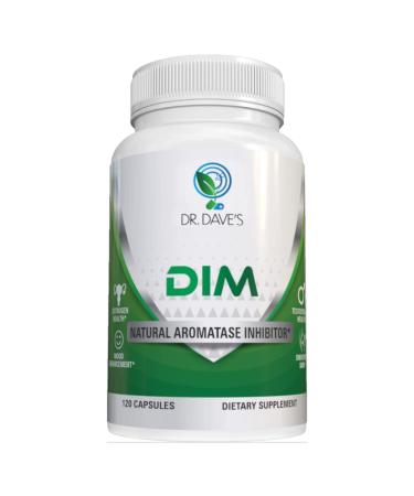 Dr Dave s DIM Supplement 200mg | Physician-Formulated (120 Capsules) | with Indole-3 Carbinol (I3C) for Estrogen and Hormone Balance