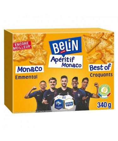 BELIN - Monaco Assortment Crackers 340G - Pack of 3 - Sold in Packs