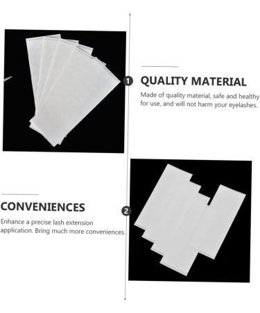 minkissy 10 Sheet white Auxiliary Adhesive strip eyelash adhesive holder magnetic sticker lash glue stand eyelash adhesive stand eyelash adhesive strips Extension glue base Glue rack - Buy Online on GoSupps.com
