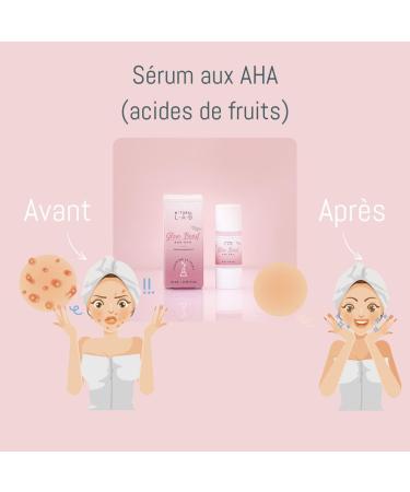 Natural Lab GLOW BOOST anti-blemish facial serum with AHA fruit acids - Anti-blemish eliminates blackheads tightens enlarged pores and smoothes the skin. Excellent facial care. - Buy Online on GoSupps.com