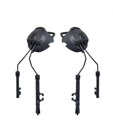 Comtac I & II ARC Adapter - Tactical Helmet Accessories Rail Suspension Mount Version for Airsoft Activities Ear Protection - Hearing Protection for Peltor Comtac Tactical Headset Airsoft Headset Black