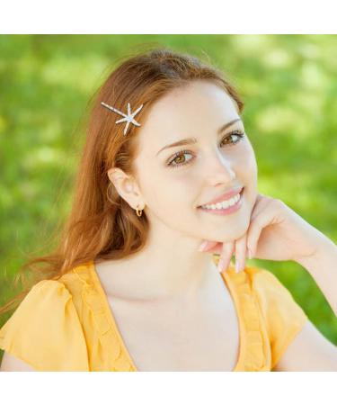 30 Pack Silver Vintage Butterfly Hair Pins - Retro Leaf Flower Metal Clips for Women and Girls - Buy Online on GoSupps.com