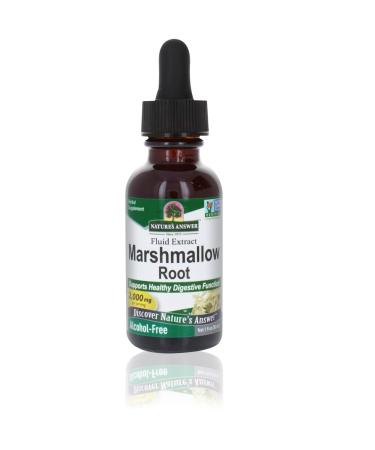 Nature's Answer Alcohol-Free Marshmallow Root Extract, 1-Fluid Ounce | Digestive Support