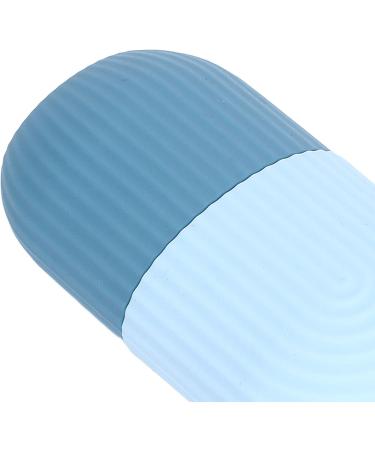 Ice Face Roller - Reusable Silicone Ice Cube Massager for Facial Beauty & Skin Care | New Light Blue - Buy Online on GoSupps.com