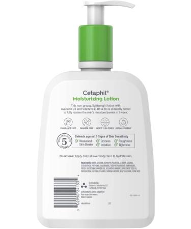 Cetaphil Moisturising Body Lotion for Sensitive Skin - 473 ml | Hydrate & Protect - Shop Now! - Buy Online on GoSupps.com