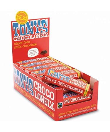 Tony's Chocolonely Tony's Chocolonely Milk Chocolate 35 bars x 50g