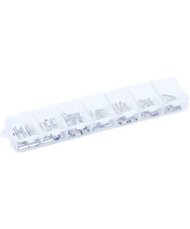 Pandahall 110 Pcs Stainless Steel Tube Leather Cord Ends - Jewelry Making End Caps - Buy Online on GoSupps.com
