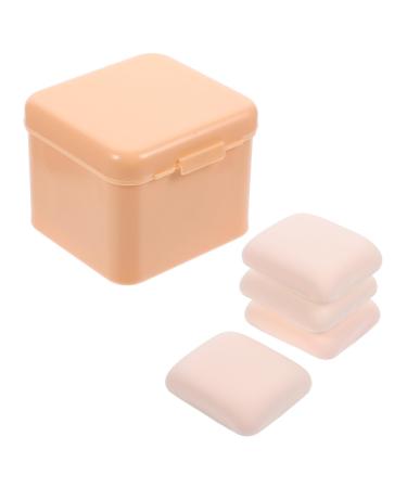 Beaupretty 1 Box Makeup Sponge Set Powder Puff Loose Powder Cosmetic Foundation Mineral Powder Sponge with Storage Box for Contouring Beauty Tools