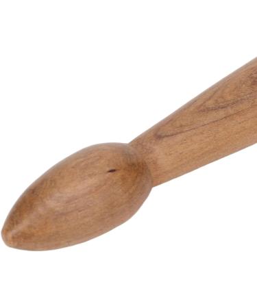 Ergonomic Wooden Foot & Hand Massage Stick - Portable 2-End Manual Massage Tool for Home Travel & Office - Buy Online on GoSupps.com