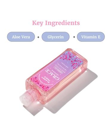 Body Wash with Aloe Vera - Hydrating & Moisturising Shower Gel for Men & Women | Vegan & Paraben Free | Long Lasting Fragrance | 250ml Rose & Peony - Buy Online on GoSupps.com