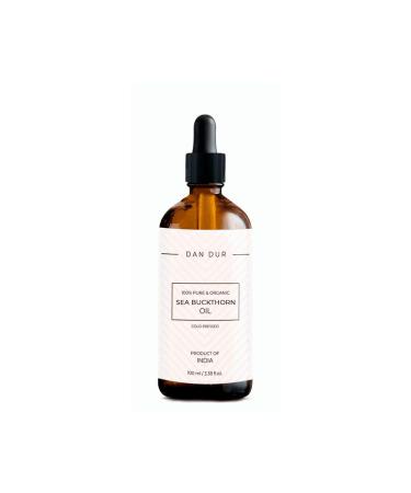 Sea Buckthorn Oil for Anti-Aging Skin Hair and Nails 100% Pure Natural Omega Blend (3.38 fl.oz) 3.38 Fl Oz (Pack of 1)