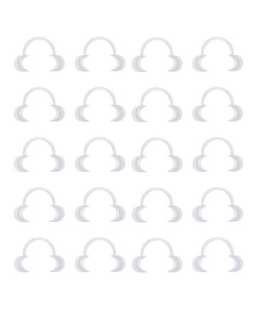 TSHAOUN 20 Pieces Mouth Opener Mouth Lip Opener Dental C Shape Cheek Lip Retractor for Adult and Kids Mouthpieces Replacement Cheek Retractors for Teeth Whitening Open Mouth Game Dentistry (Clear) - Buy Online on GoSupps.com