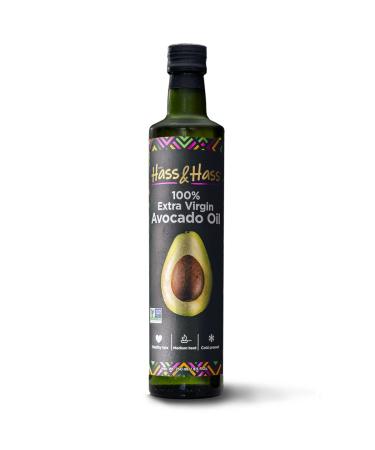 Hass&Hass EV Avocado Oil, Cold Pressed, Double Filtered Kosher, Non-GMO, Keto and Paleo Diet Friendly, High-Heat Cooking, Homemade Sauces, Dressings and Marinades. 8.5 Fl. Oz.