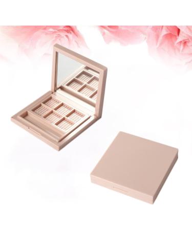 FOYTOKI 2pcs Empty Eye Shadow Pallet Makeup Highlighter Travel Containers for Toiletries Cosmetics Pans 1 count (Pack of 1) Pink - Buy Online on GoSupps.com