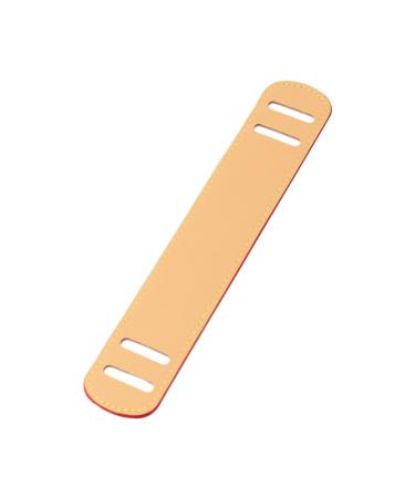 Generic Leather Shoulder Strap Pad Padding Attachment PU Leather Bag Strap Pad for Tote Khaki L