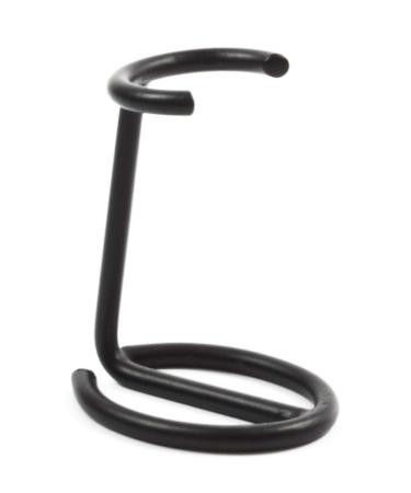 Gold roofing shaving brush holder black