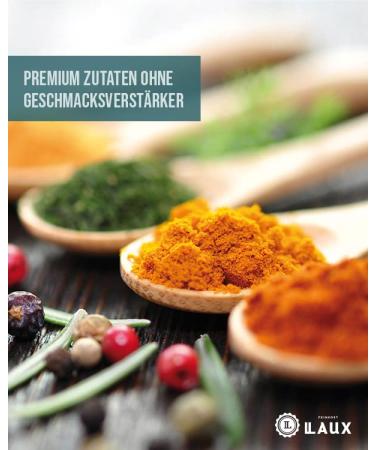 Premium Laux Spices Gift Box - 5 International Spices for Father's Day - Perfect BBQ & Grill Gift Idea - Buy Online on GoSupps.com