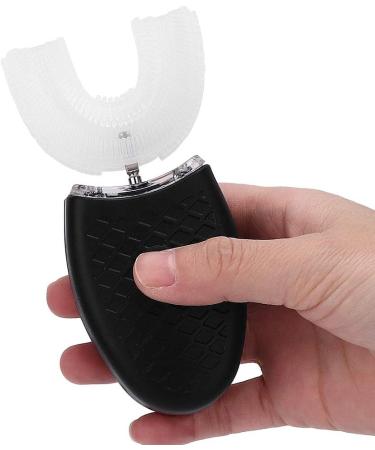 ANGGREK U-Shaped Adult Electric Toothbrush - 360 Teeth Whitening Oral Care Tool (Black) - Buy Online on GoSupps.com