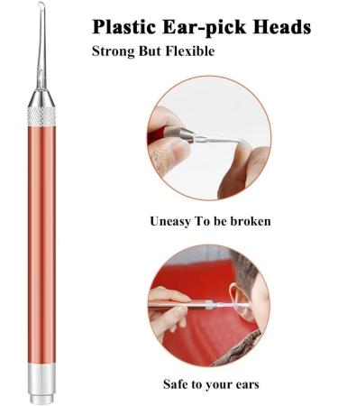 LUKEO 3Pcs Ear Cleaner Set with LED Flashlight - Stainless Steel Ear Wax Removal Tool for Baby & Adults - Buy Online on GoSupps.com