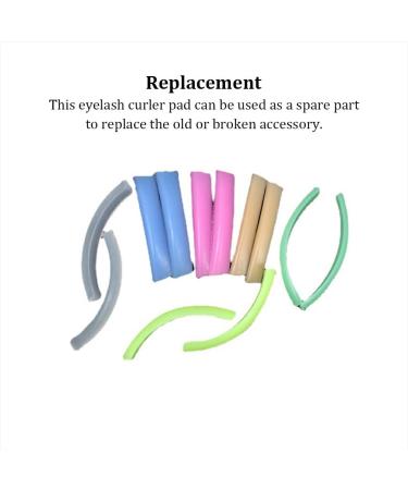 dijiusidy 6 Pairs Eyelash Curling Tool Reusable Silicone Eye Lash Grafting Tools Makeup Beauty Supply Home Professional Salon - Buy Online on GoSupps.com