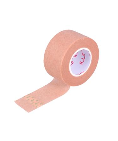 Ipetboom 1 Roll Medical Eyelid Tape Lace Self Adhesive Eyelid Tape Double Lid Tape Lash Invisible Eyelid Tape Double Stick Tape Eyelid Tap Breathable Tape Brown Boobtape Sports Eye Patch