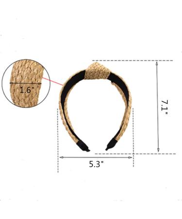 Women s Fashion Twisted Knot Wide Hand Knitted Headbands - Summer Retro Elegant Hairbands (4pcs) | International Shipping - Buy Online on GoSupps.com