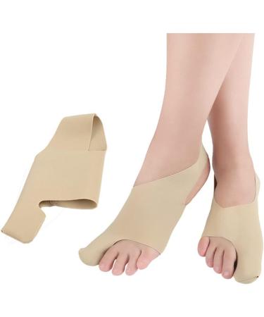 1 Pair Toe Separator Bunion Corrector Orthopedic Brace Yoga Toes Pads - Beige - Buy Online on GoSupps.com