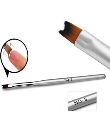 Acrylic UV Gel Nail Paint Drawing French Tips Manicure Pen Brush Design - Buy Online on GoSupps.com