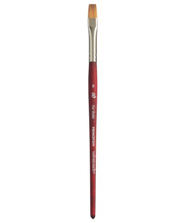 Princeton Velvetouch Series 3950 Paint Brush for Acrylic Oil and Watercolor  Flat Shader 8