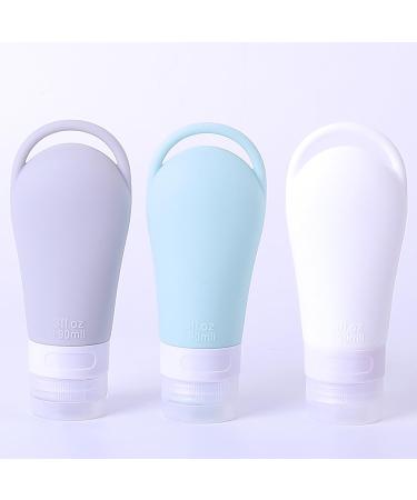 5 Pack Silicone Travel Bottles - Leak-Proof BPA-Free TSA Approved Containers for Shampoo & Lotion | Portable Travel Accessories - Buy Online on GoSupps.com