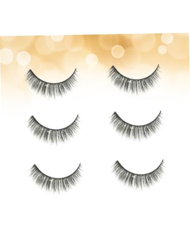 Beavorty 3 Pair false eyelash fake eyelash eyelashes Cross section 3d - Buy Online on GoSupps.com