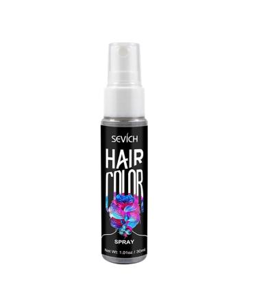 Hair Color Spray Temporary Hair Dye Hair Dye Hair Unisex DIY Hair Color Spray Dye Mist Disposable Nourishing Temporary Modeling Salon (gray)