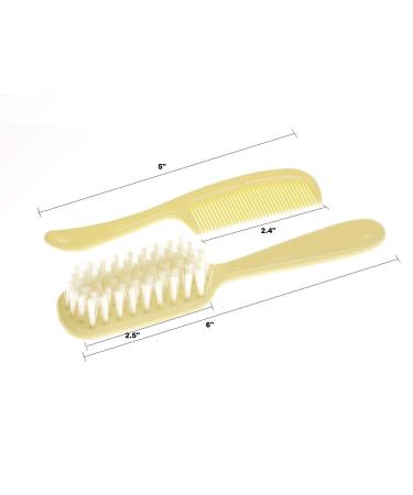 Soft Nylon Bristle Infant/Baby Plastic Hair Brush and Comb Set - Buy Online on GoSupps.com