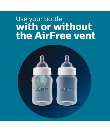 Philips Avent Anti-colic Baby Bottle with AirFree Vent 9oz 3 pack SCY703/03 3-pack 9oz - Buy Online on GoSupps.com