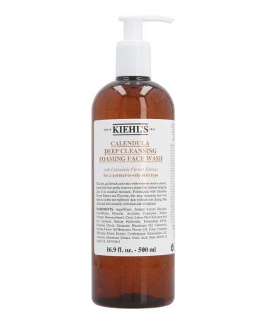 Kiehl's Calendula Deep Cleansing Face Wash 16.9oz - Gentle Foaming Formula - Buy Online on GoSupps.com