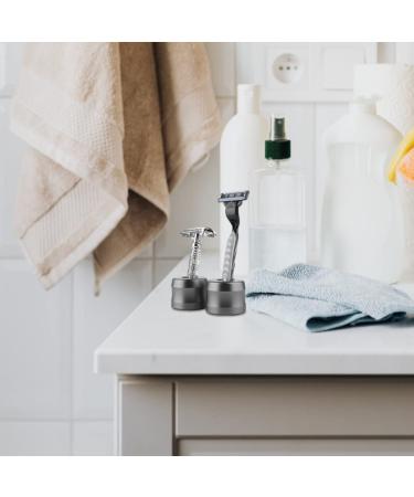 FOMIYES Razor Stand - Aluminum Alloy Razor Holder & Penholder | Big Opening Black Design - Shop Internationally - Buy Online on GoSupps.com