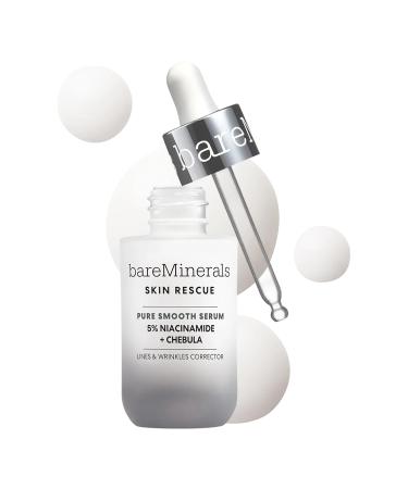 bareMinerals Skin Rescue Pure Smooth Face Serum Formulated with 5% Niacinamide + Chebula Smoothes Fine Lines + Wrinkles Sensitive Skin Safe Vegan Cruelty-Free & Dermatologist-Tested