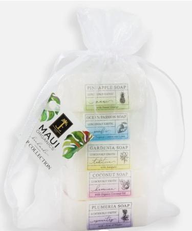 Maui Organics Hawaiian Bath & Body Confetti Soap Set | 5 Mini Pampering Bars | International Shipping Available - Buy Online on GoSupps.com