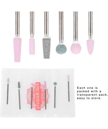 Stainless Steel Nail Drill Bit Set - 6Pcs Manicure Accessories for Nail Art - #5 - Buy Online on GoSupps.com