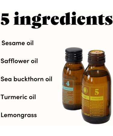 4peoplewhocare Body Oil Organic 100 ml - Sesame Oil Thistle Oil Sea Buckthorn Seed Oil Lemongrass - Vegan Body Oil - Nutrient Rich Skin Oil - Suitable for Face Hair Body - Buy Online on GoSupps.com