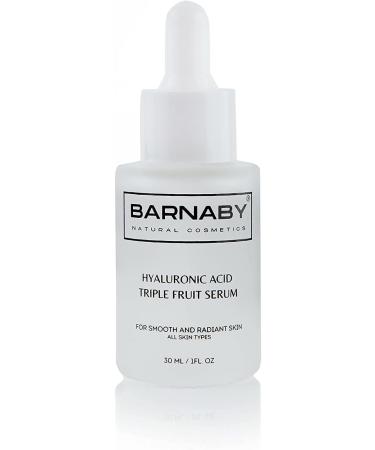 Hyaluronic Acid Triple Fruit Serum | Luxury Pure Hyaluronic Acid Face Serum with Vitamin B5 Anti-Aging Prevent Wrinkles Spots Acne and Blemishes from Barnaby Skincare - Buy Online on GoSupps.com