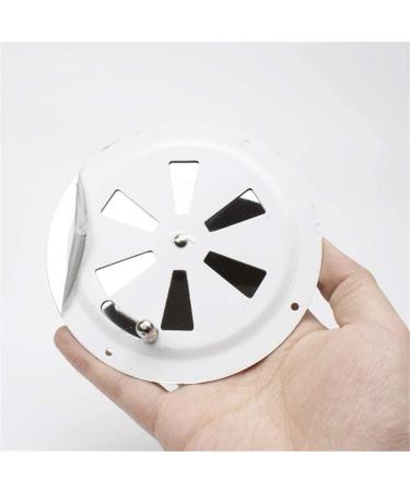 iSure Marine 4 inch Round Butterfly Air Vent Plate 2 Pack - 316 Stainless Steel for Boat Cabin Ventilation - Buy Online on GoSupps.com