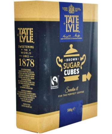 Tate & Lyle Fairtrade Demerara Sugar Cubes 500g - Premium Quality Sweetener - Buy Online on GoSupps.com