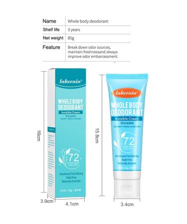 Original Flavor Natural Deodorant - Vegan & Cruelty-Free Cream for Men & Women (3.0 oz) - International Shipping - Buy Online on GoSupps.com