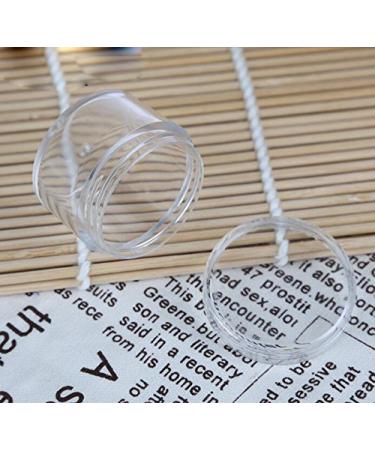 Buy 50 Plastic Cosmetic Sample Containers (3g) - Small Transparent Round Jars for Face Cream Lip Balm and Lotion - Perfect for Travel & Storage - Buy Online on GoSupps.com