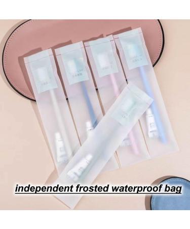 Multi Color Manual Toothbrush Set with Mini Toothpaste - Family Dental Kits (Pack of 10) - International Shipping Available - Buy Online on GoSupps.com
