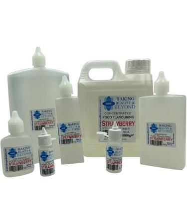 Baking Beauty and Beyond Concentrated Food Flavouring Oil - Dozen of Professional Quality Food Grade Flavouring Oil for Candy Making Baking Cooking Lip Balm and Lip Gloss - Strawberry (50ml) - Buy Online on GoSupps.com